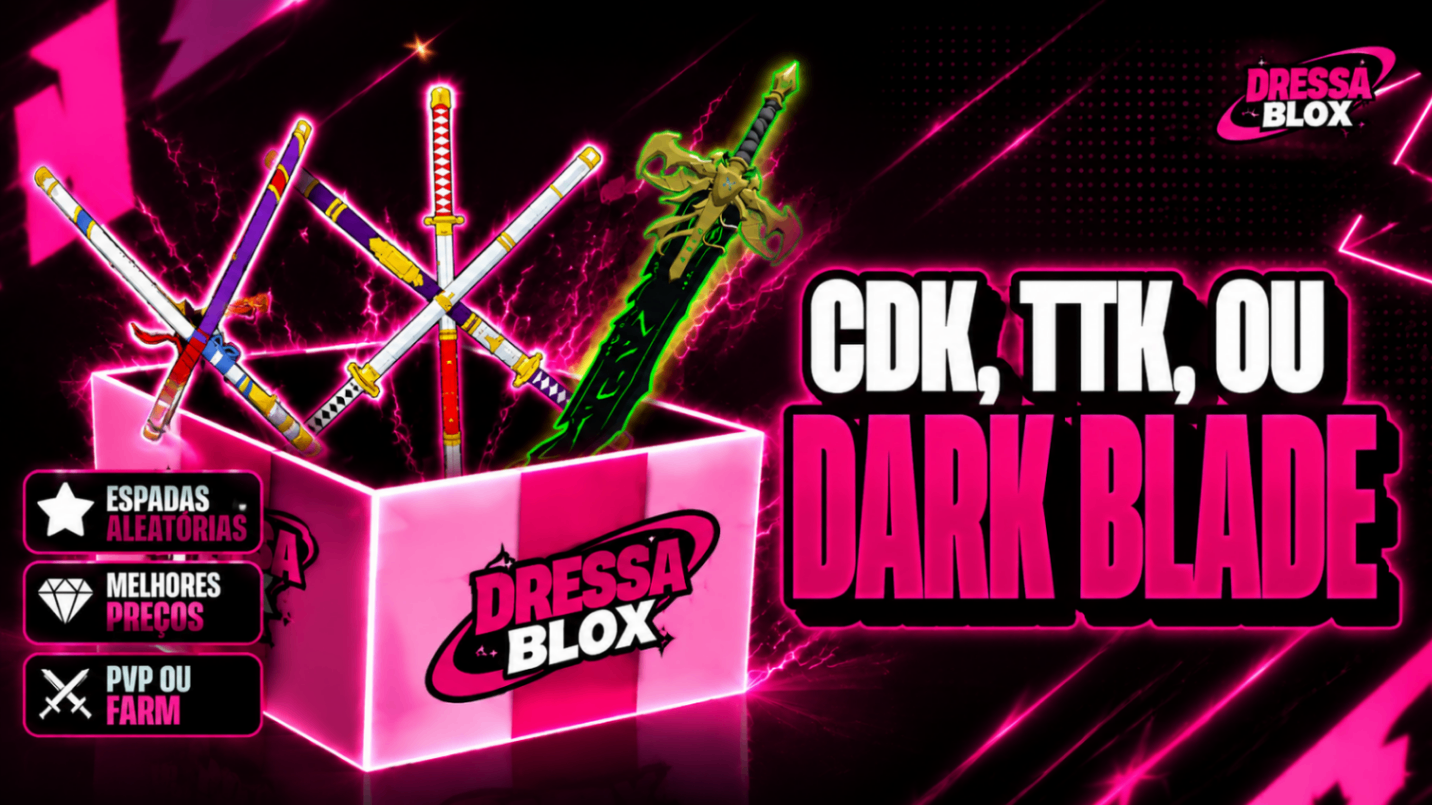 ⚔️ CONTA CDK, TTK ou DARKBLADE + GODHUMAN