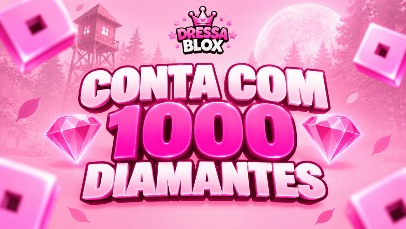 CONTA COM 1000 DIAMANTES 💎
