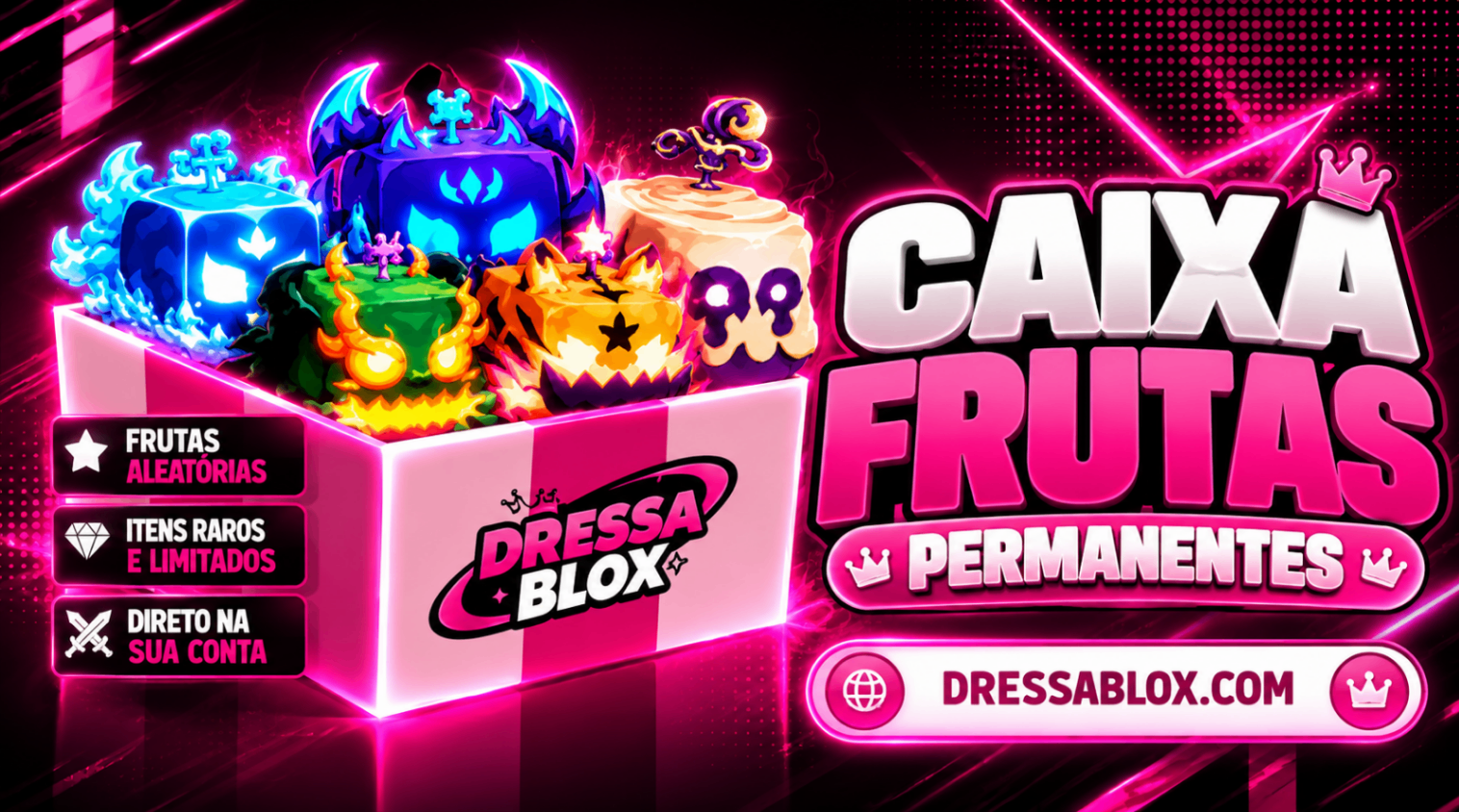 ❓ CAIXA DE FRUTAS PERMANENTES ❓