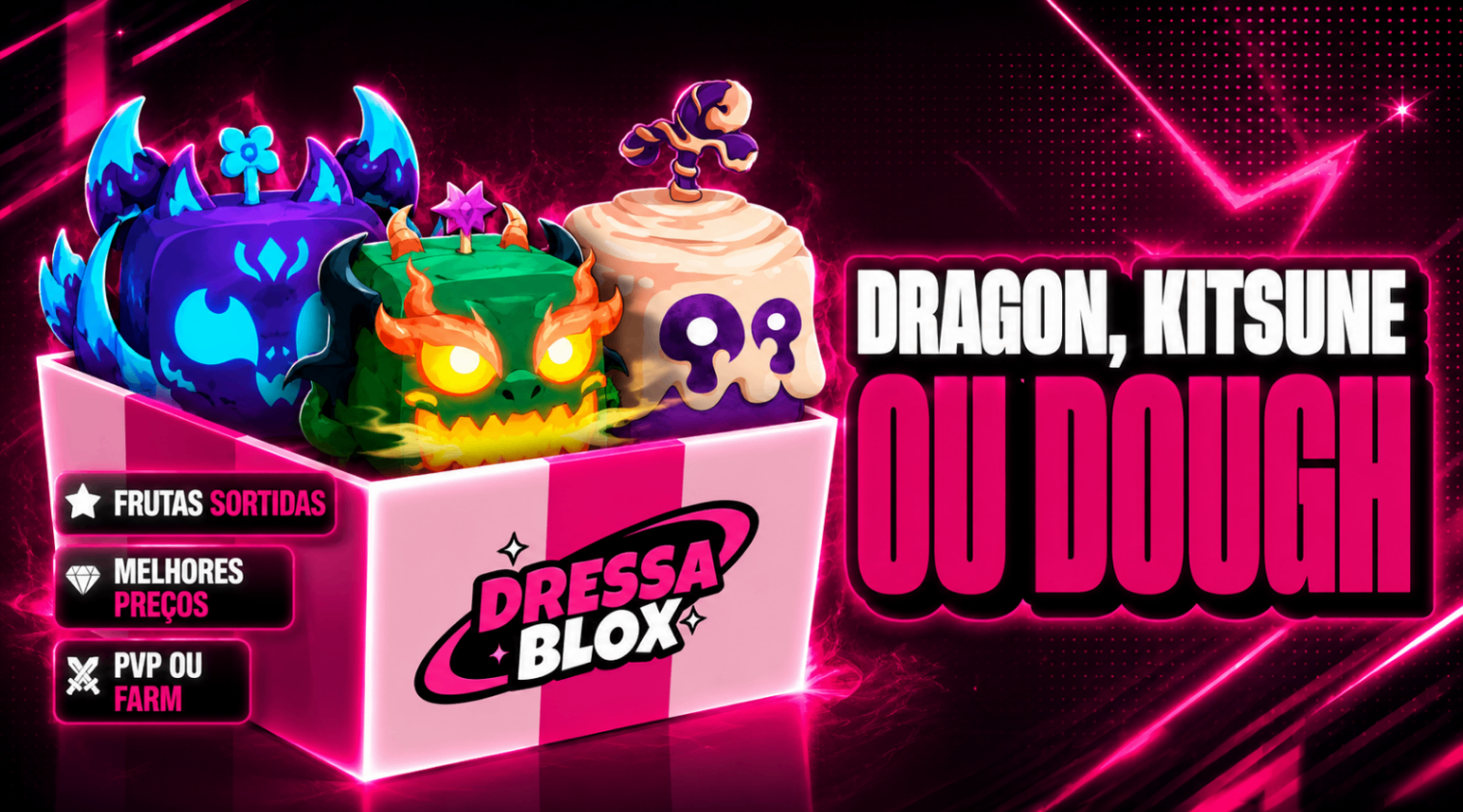 🦊🐲🍩 KITSUNE, DRAGON OU DOUGH NO INVENTÁRIO